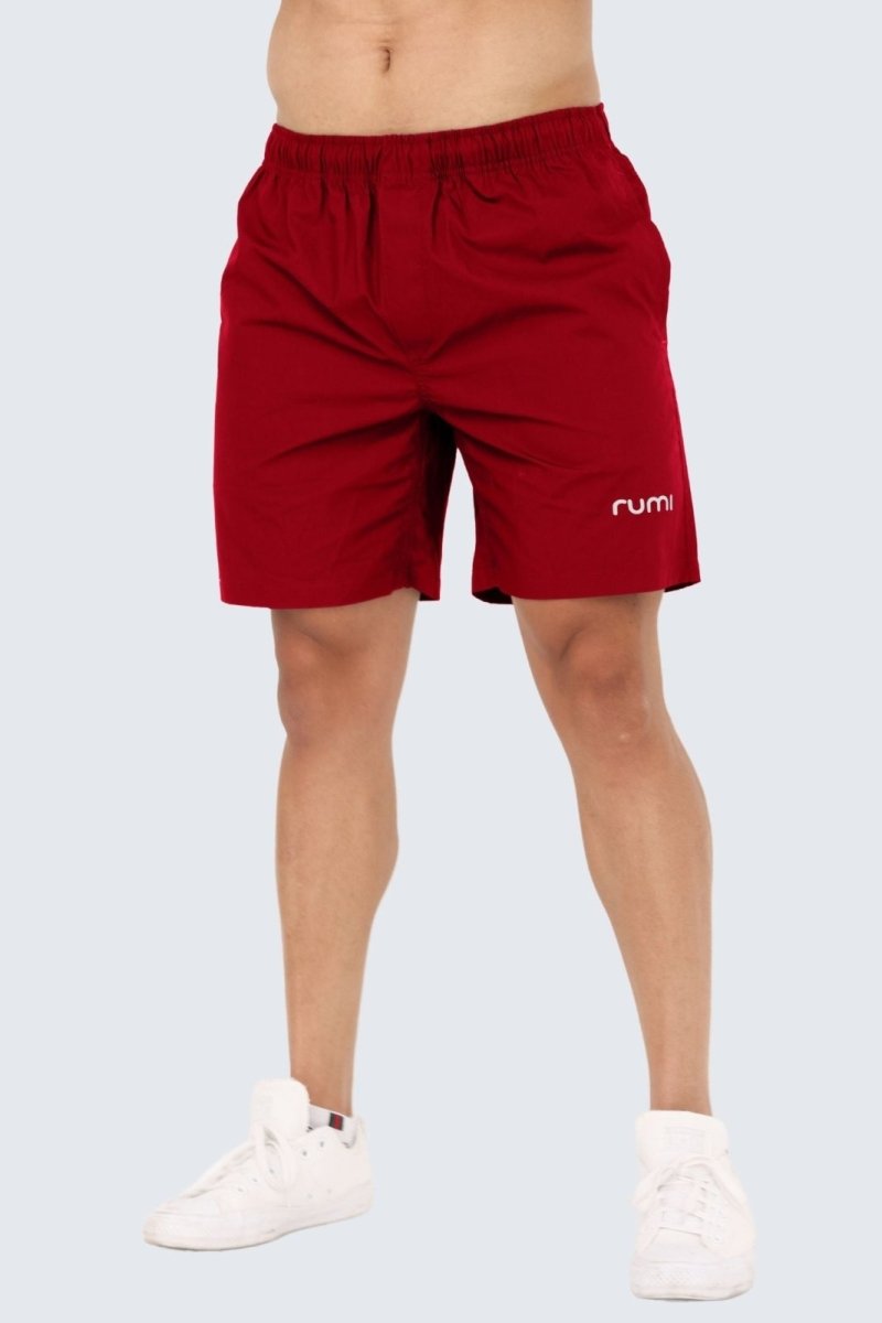 M Moon Beach Shorts Scarlet