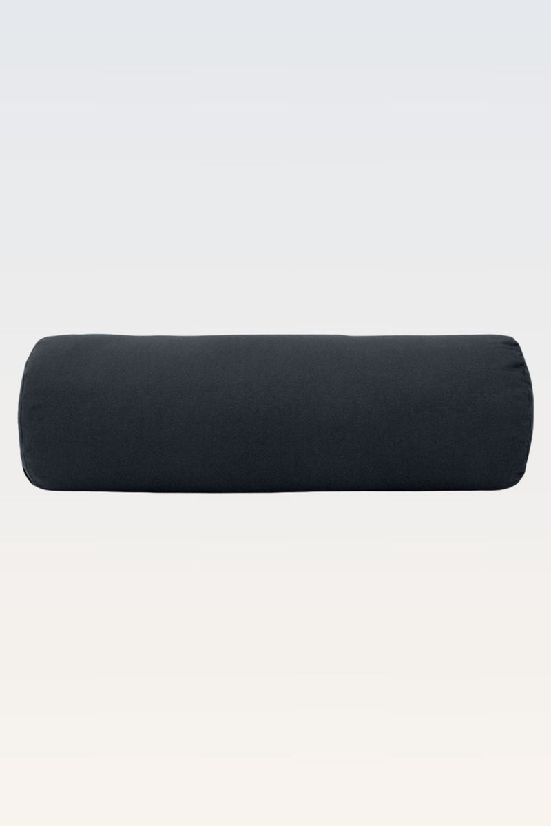 Cotton Yoga Bolster – Round - Graphite