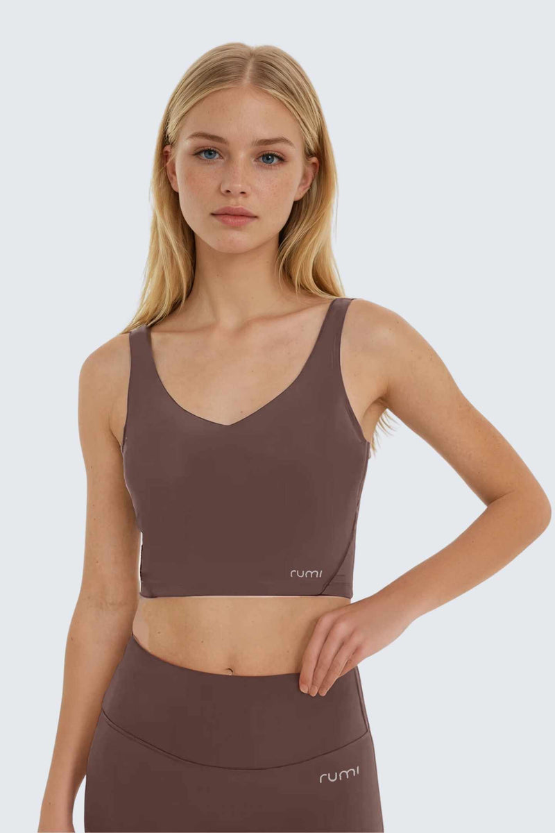 W SunSoft Tank Bra - Cocoa