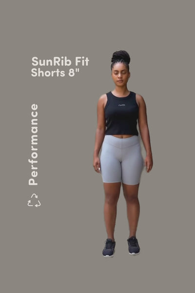 Rumi Earth W SunRib Fit Shorts 8" - Klein