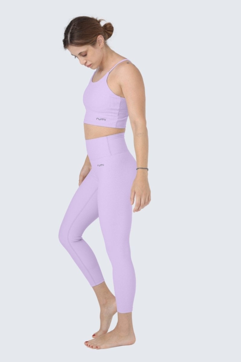 Rumi Earth - W Sun Rib Crop Top Sports Bra - Orchid - R128113ODP - Bras