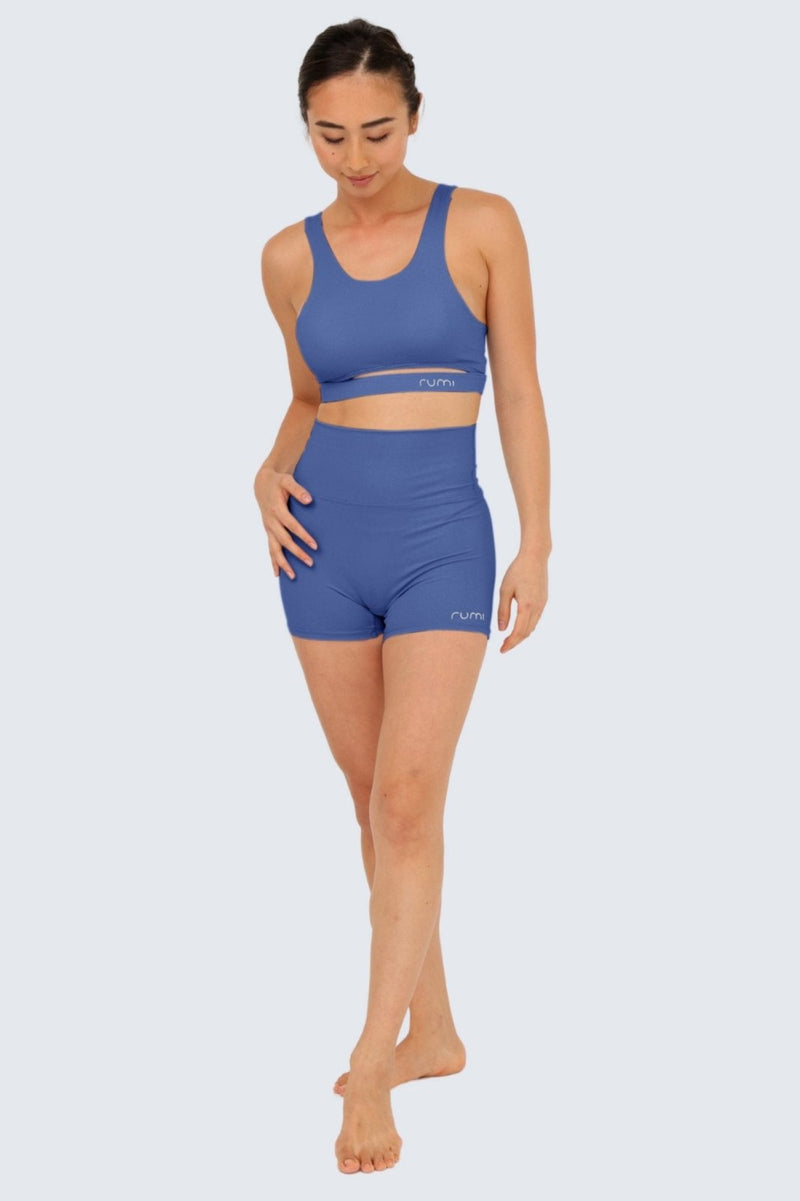 Rumi Earth - W Sun Zen Shorts 4” - Cobalt - R124442CTP - Bottoms