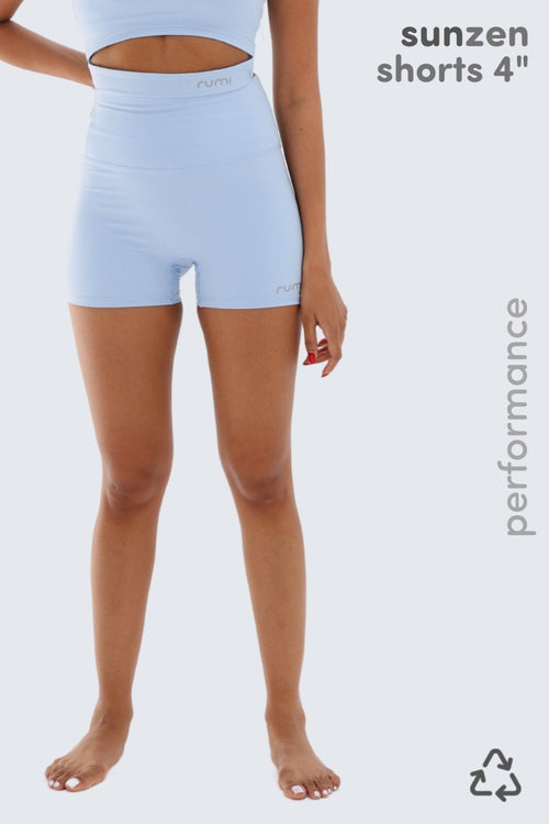 W Sun Zen Shorts 4” - Light Ocean