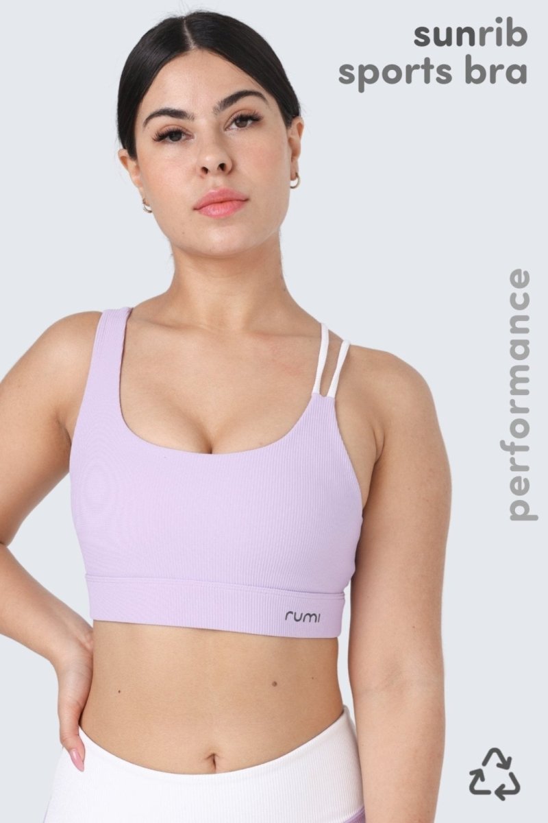 Rumi Earth - W SunRib Line Bra - Orchid - R128115ODP - Bras