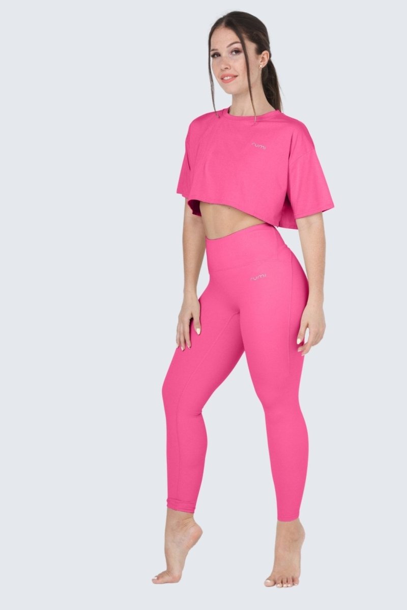 Rumi Earth - W SunSoft Flow Pants 25" - Rose Glow - R124120RWP - Bottoms