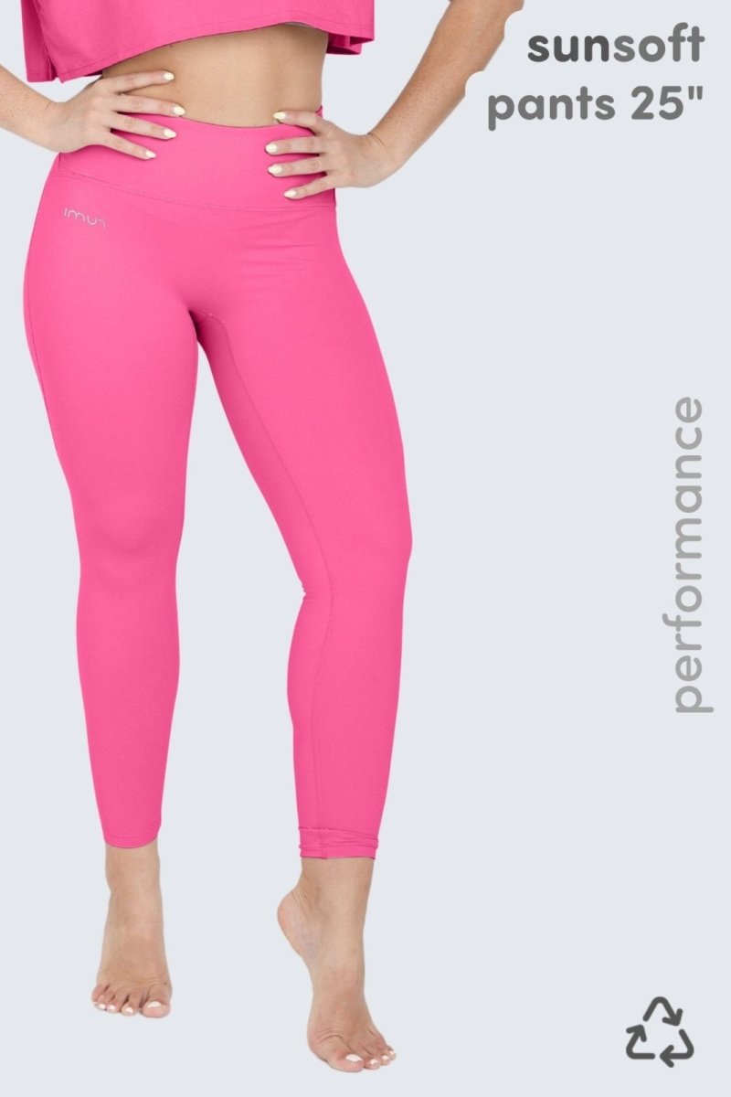 Rumi Earth - W SunSoft Flow Pants 25" - Rose Glow - R124120RWP - Bottoms